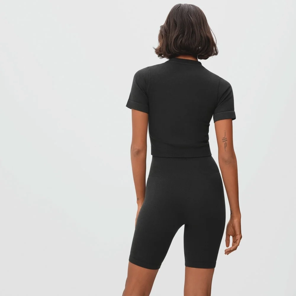 The Seamless Bike Short | Black (2)