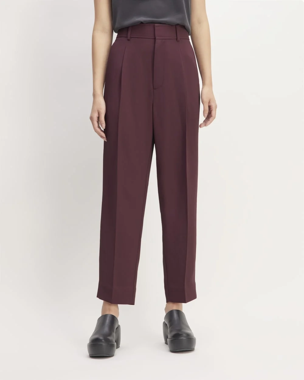 The Japanese GoWeave Way-High® Tapered Pant | Burgundy (4)