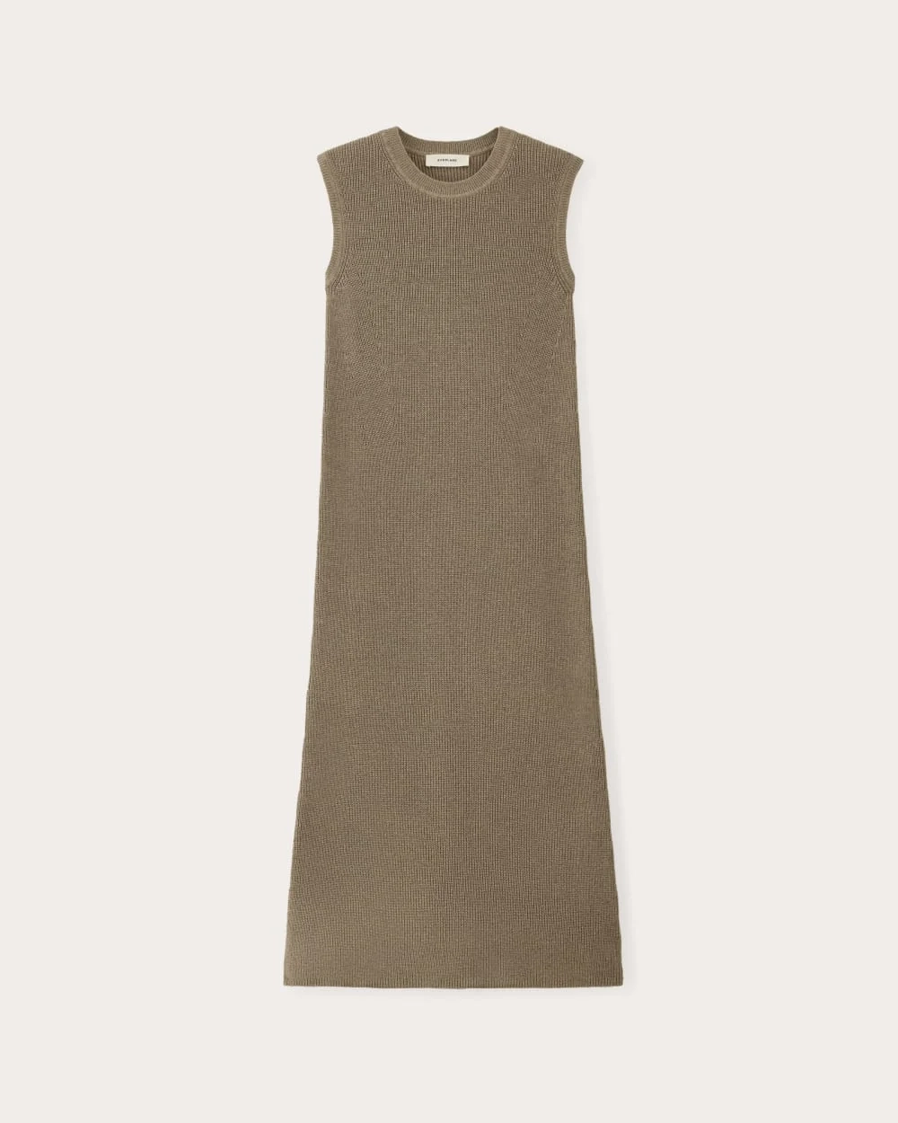 The Midi Dress in Everyday Cotton | Heather Taupe (2)