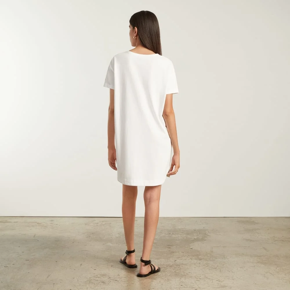 The Oversized Mariner Dress | White (3)
