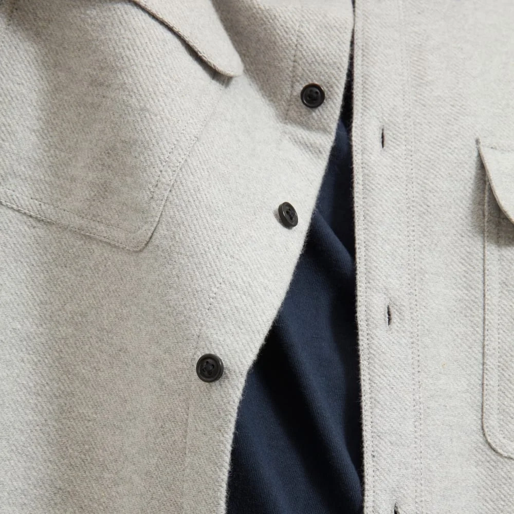 The Heavyweight Overshirt | Uniform |  Heathered Grey (2)