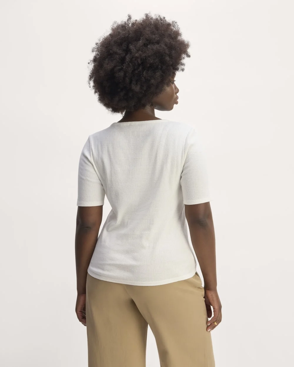 The Vintage Rib Scoop-Neck Top | Bone (2)