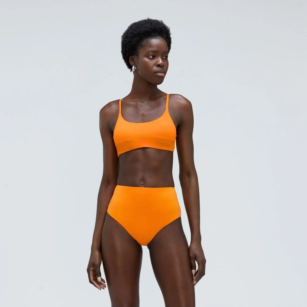 The Scoop-Neck Bikini Top | Turmeric (4)