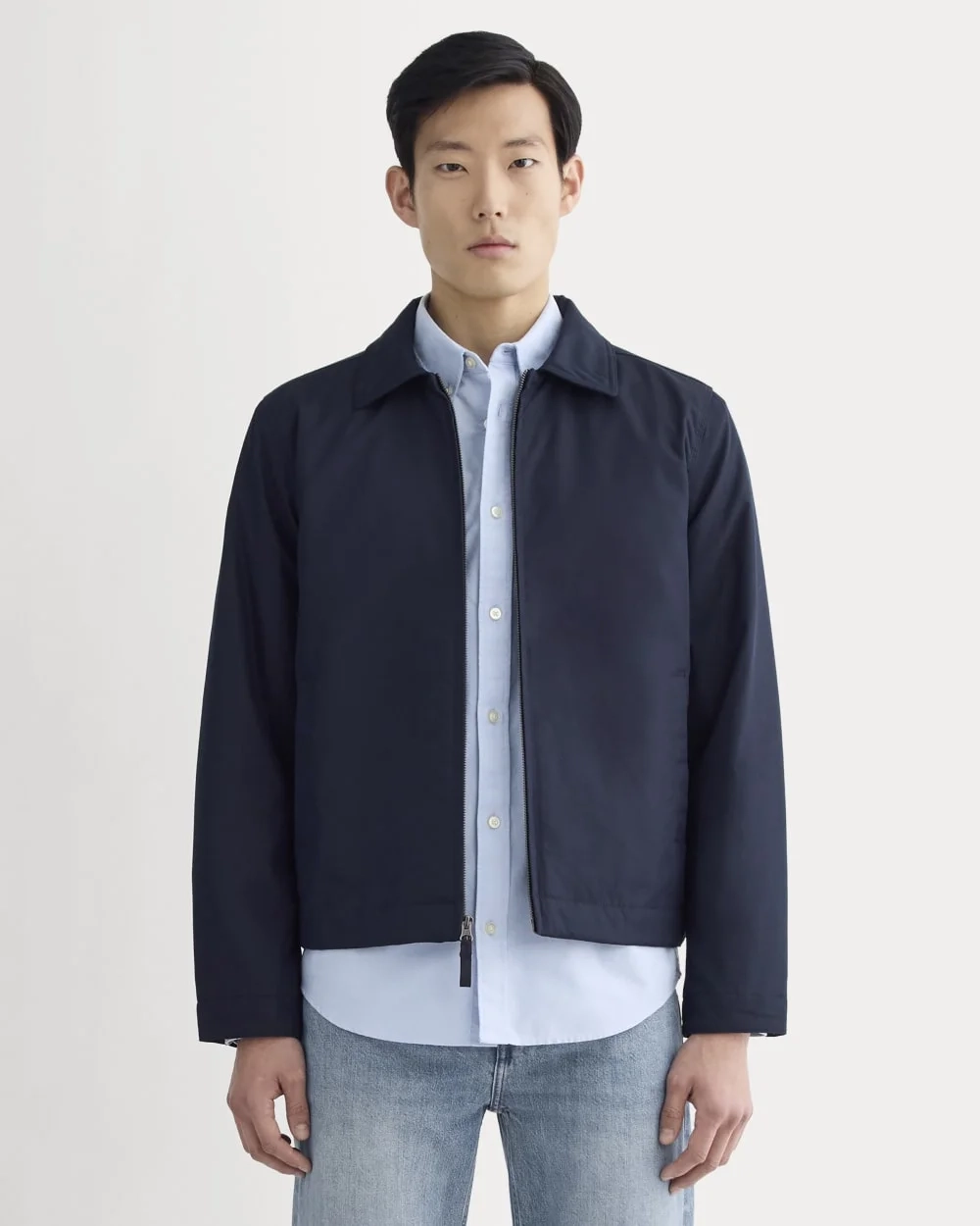 The Filled Harrington Jacket | Deep Navy