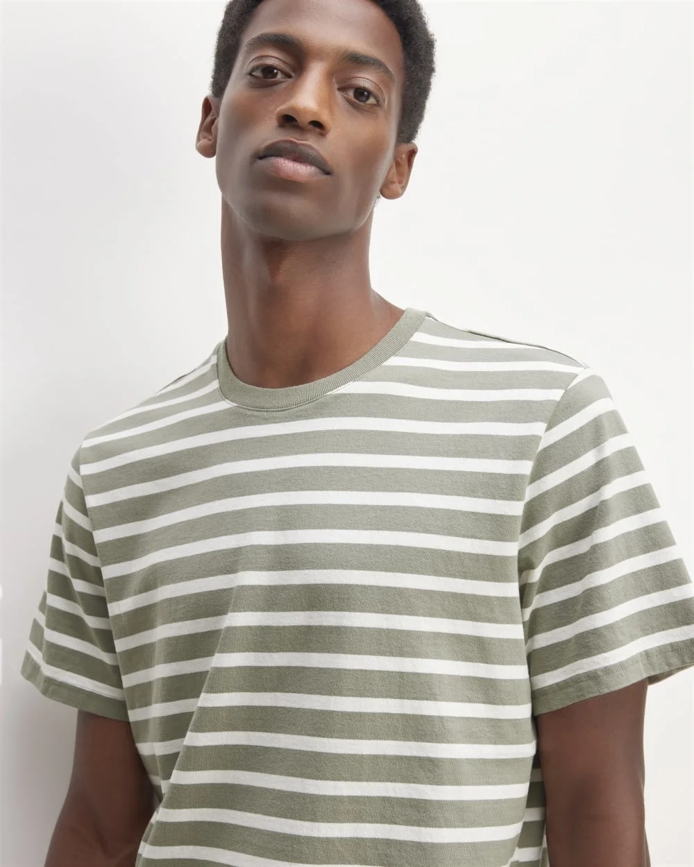 The Premium-Weight Crew | Uniform | Mariner Stripe / Shadow / Bone (2)