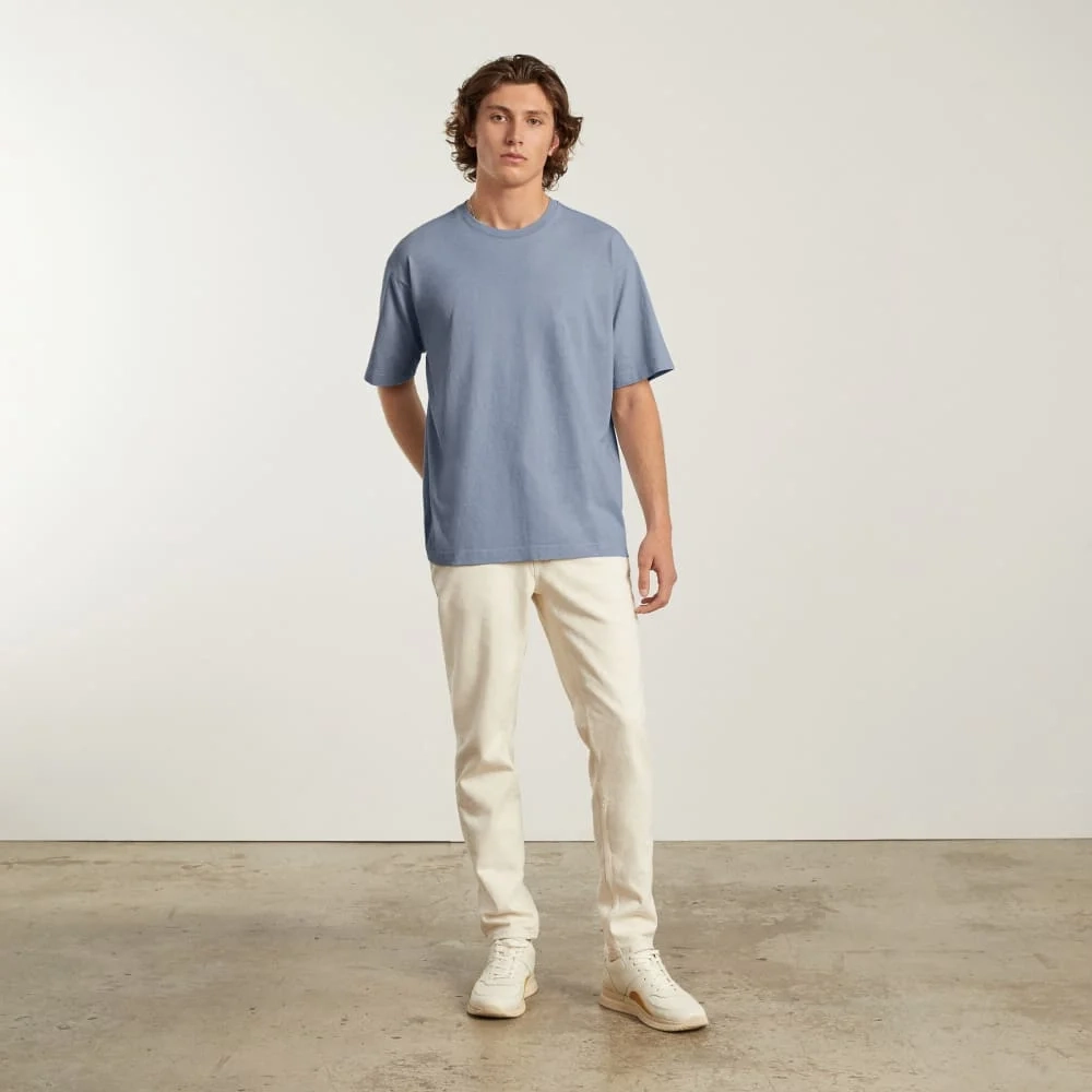 The Everyone Premium Weight Tee | Blue Slate (3)