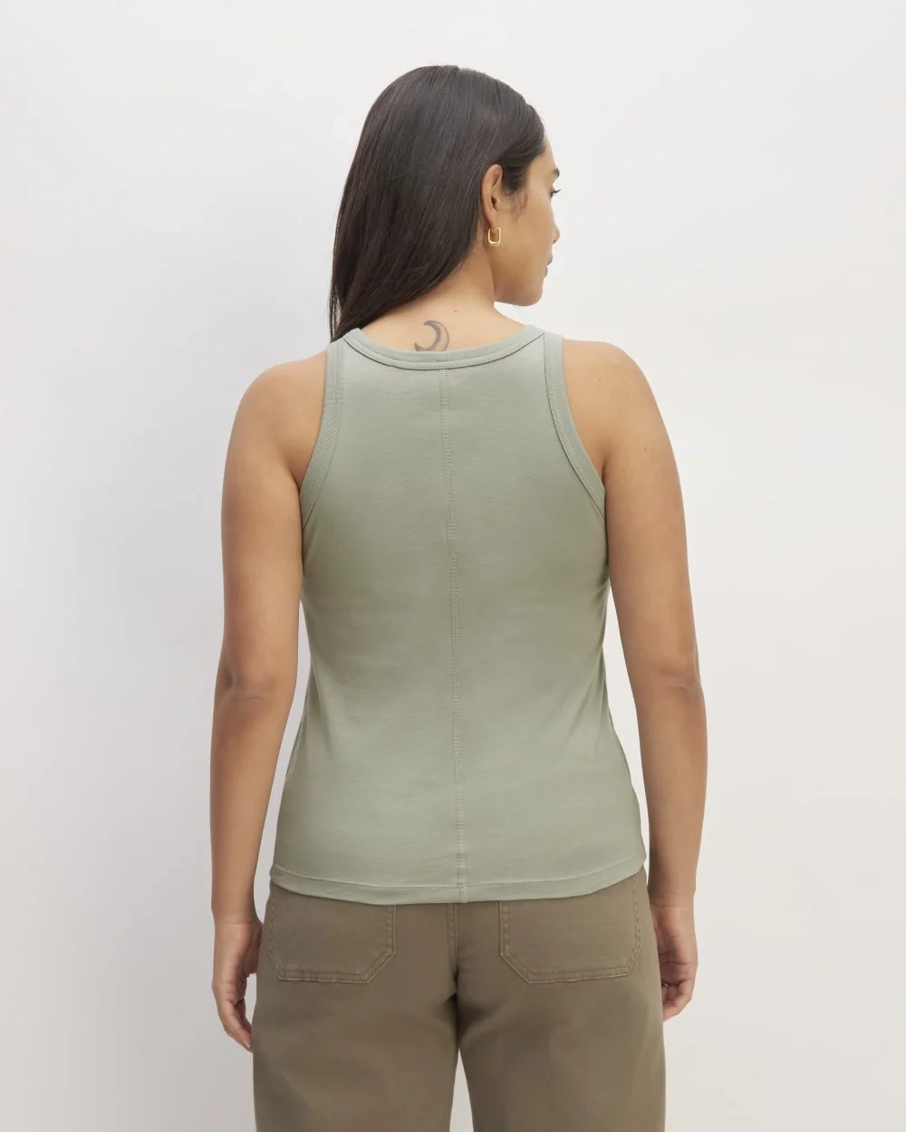 The Tank in Essential Cotton | Sage Green (2)