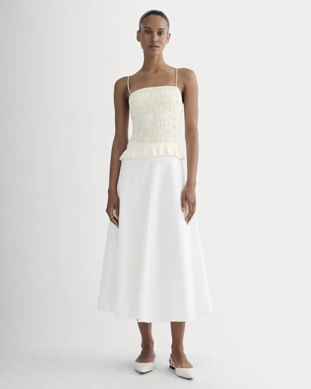 The Smocked Tank | Bone (4)