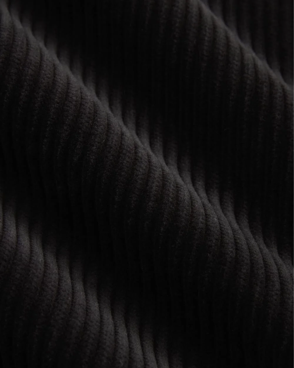 The Corduroy Mini Dress | Black (3)