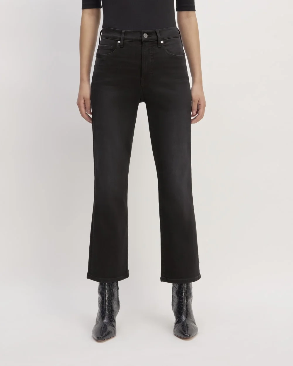 The Kick Bootcut Jean | Faded Black (4)