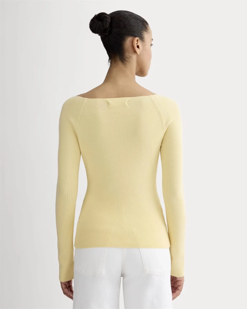 The Knit Boatneck Top | Banana Crepe (3)