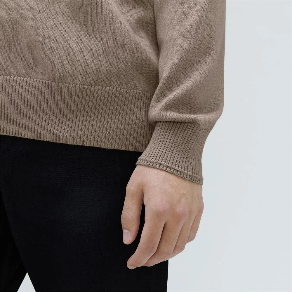 The No-Sweat Sweater | Uniform | Taupe Grey (2)