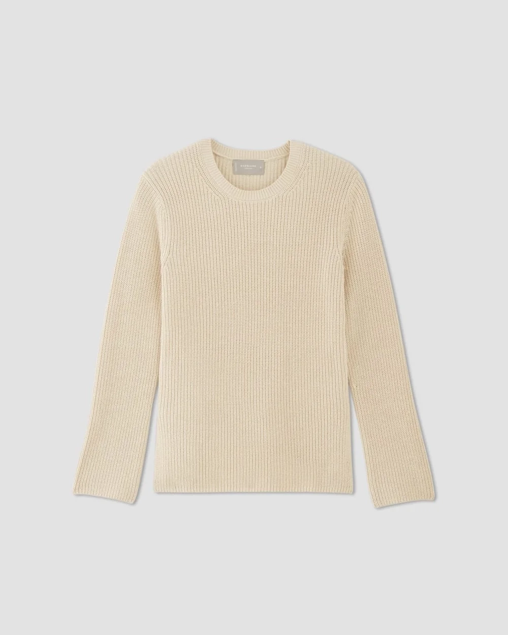 The Organic Cotton Slim Crew Sweater | Canvas (3)