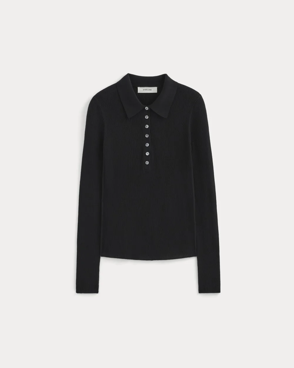 The Polo in Ultrasoft Merino | Black (2)