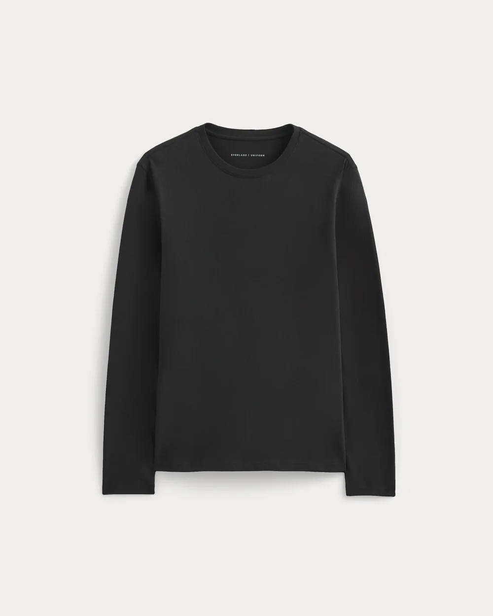 The Essential Organic Long-Sleeve Tee | Black (3)