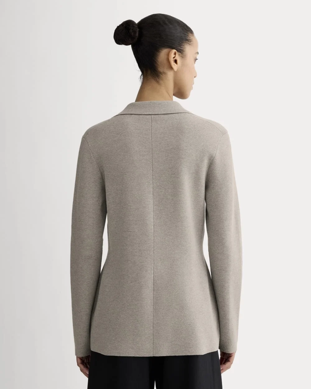 The Knit Blazer | Light Heathered Grey (4)
