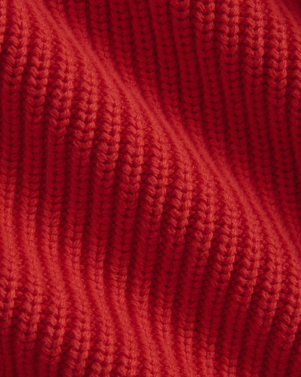 Shrunken Cardigan in Everyday Cotton | Fiery Red (2)