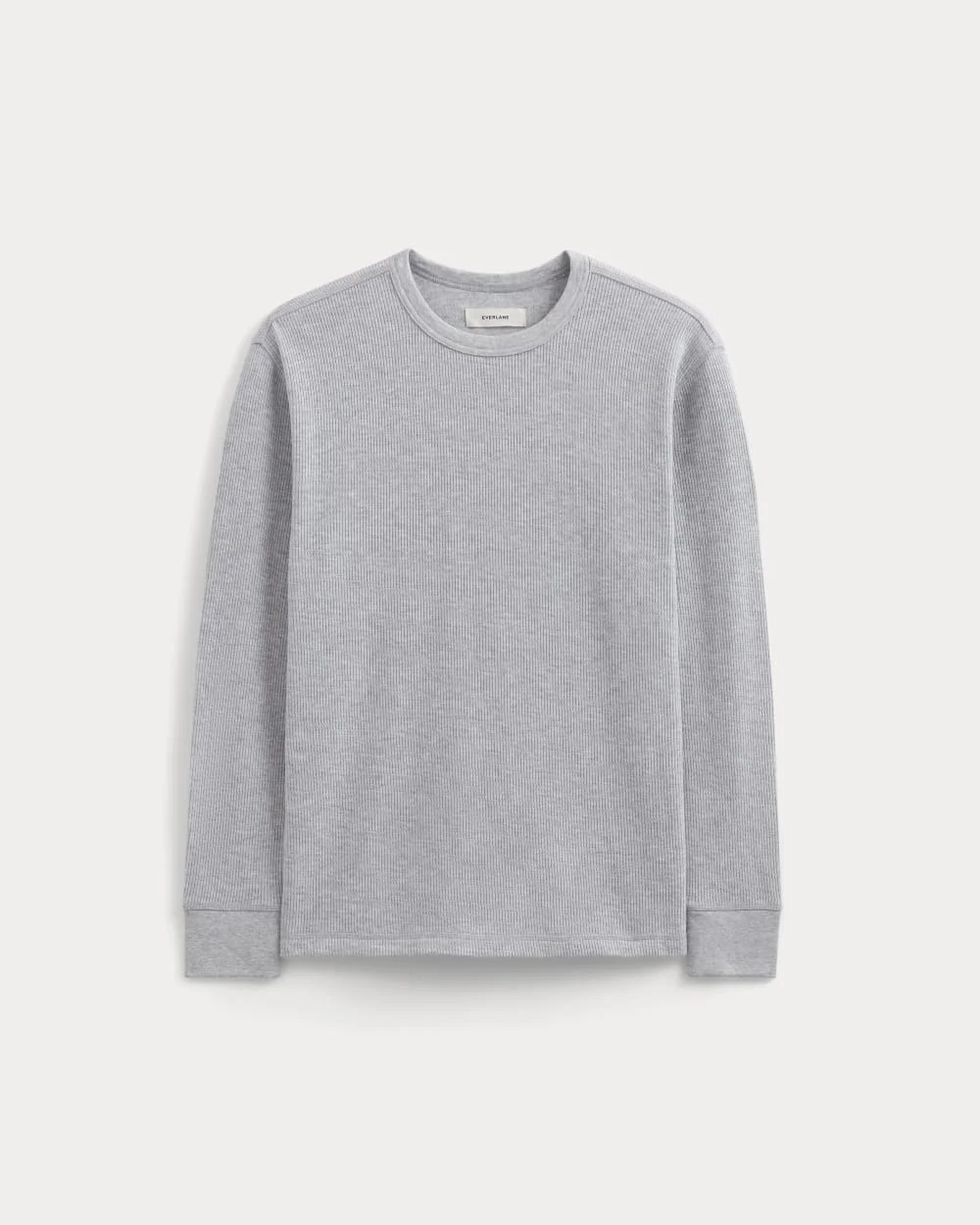 Thermal Crew in Cozy Waffle | Soft Heather Grey (4)