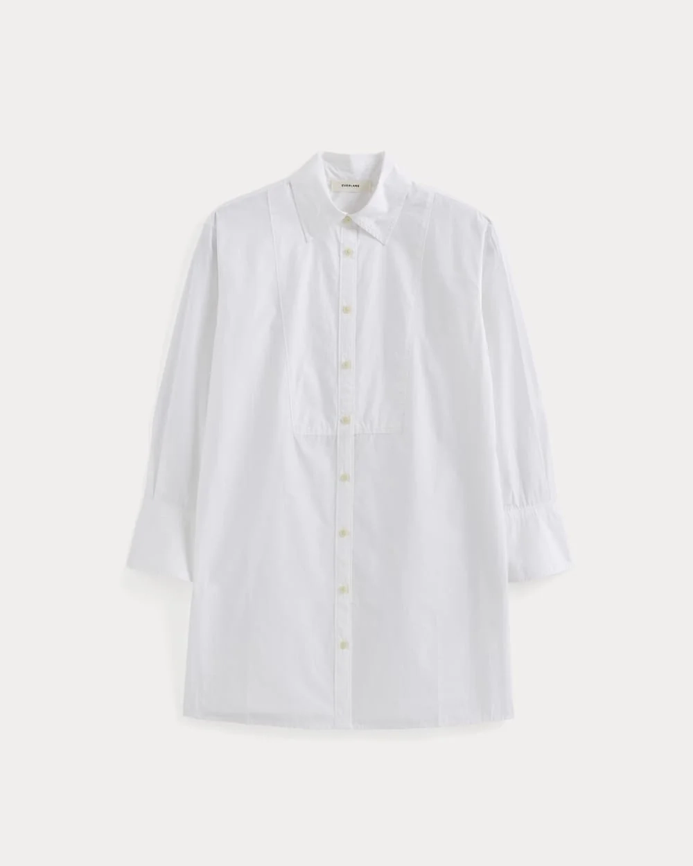 The Mini Shirtdress in Ultrasoft Cotton | White (2)