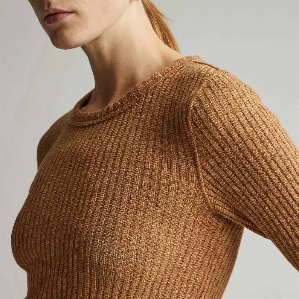 The Cozy Rib Long-Sleeve Tee | Cappuccino (3)