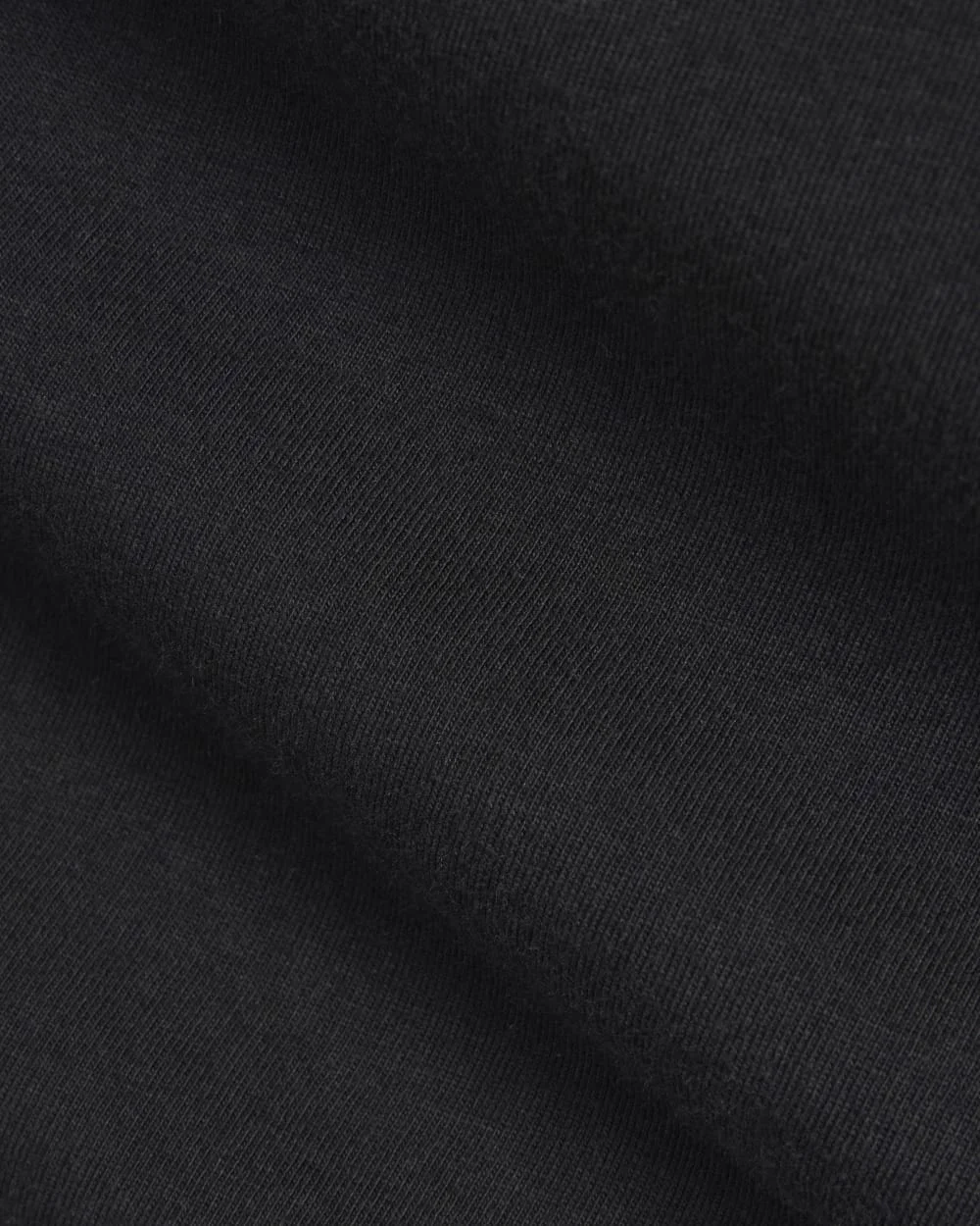 The Slim Long-Sleeve Crew in Essential Cotton | Black (2)