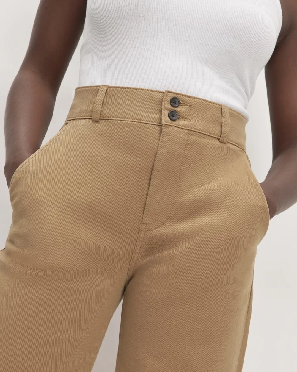 The Organic Wide-Leg Pant | Toasted Coconut (3)