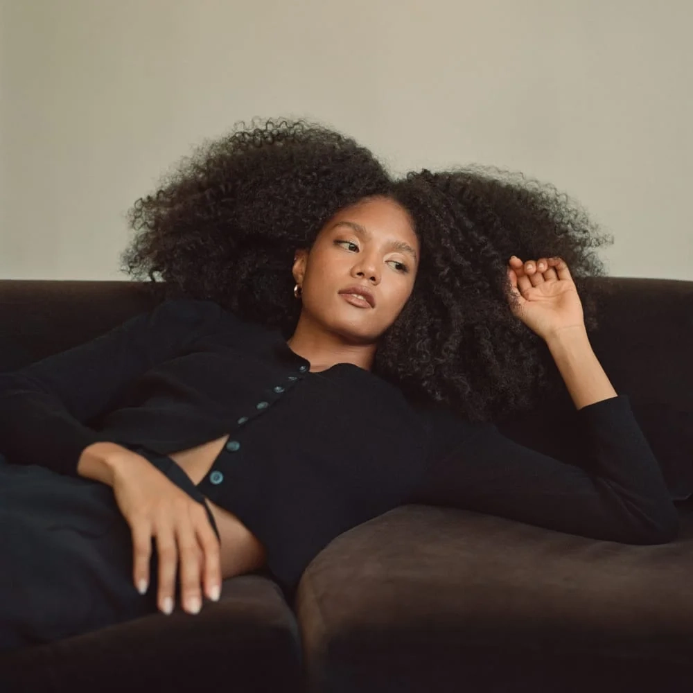 The Luxe Merino Cardigan | Black (2)