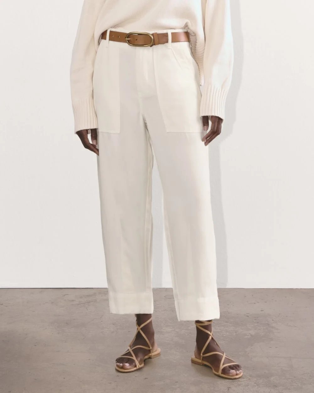 The Utility Pant in Buttersoft | Bone (2)