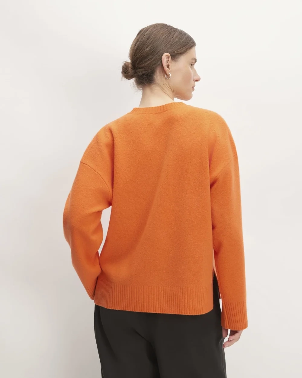 The Good Merino Wool Crewneck Sweater | Orange (2)