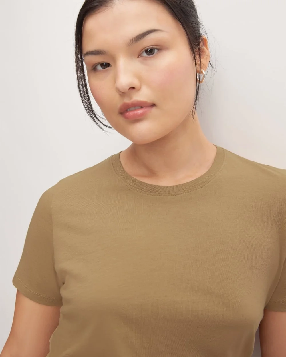 The Organic Cotton Crew Tee | Tiger's Eye (2)