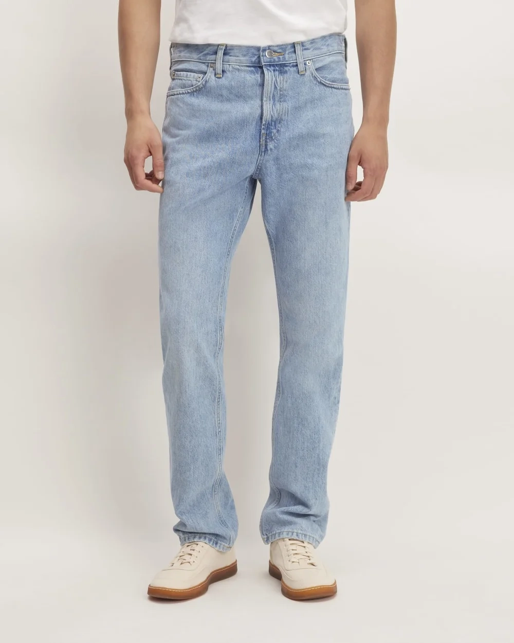 The Authentic Straight Jean | Sun Faded Blue (4)