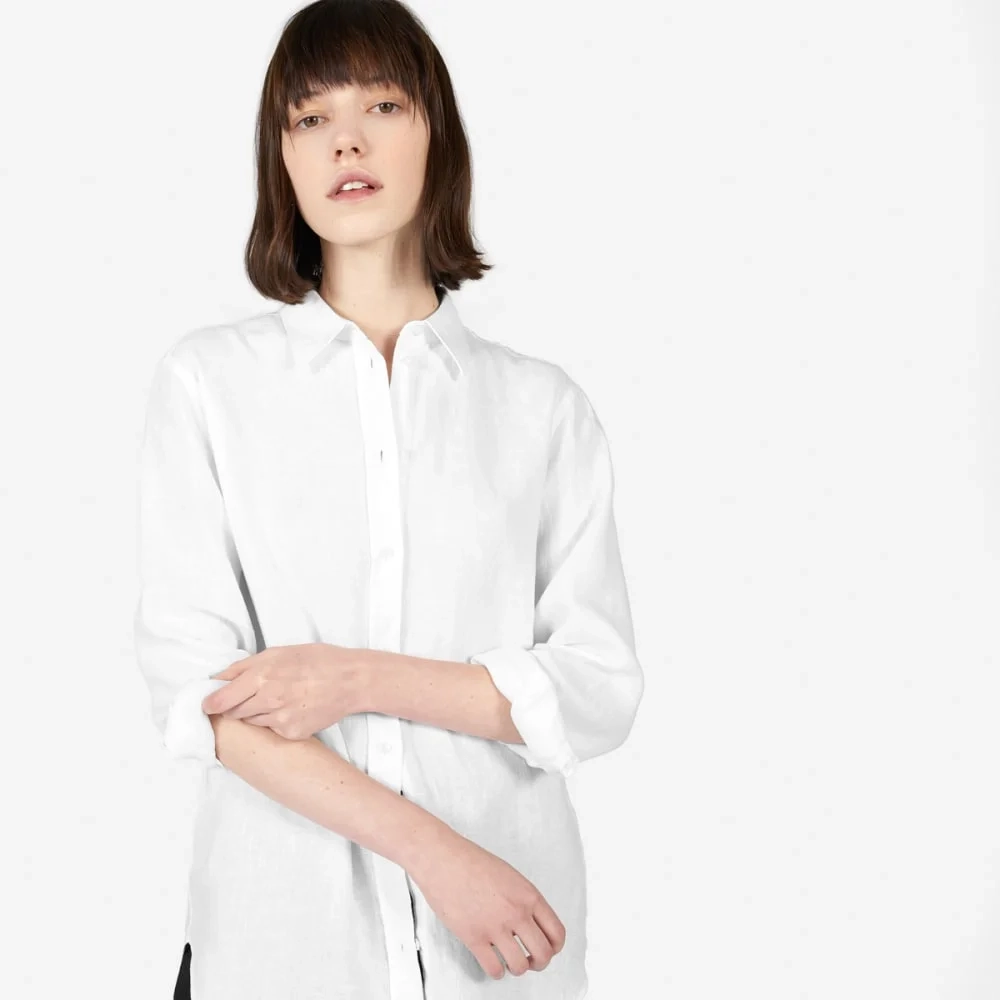 The Must-Have Shirt in Linen | White (5)