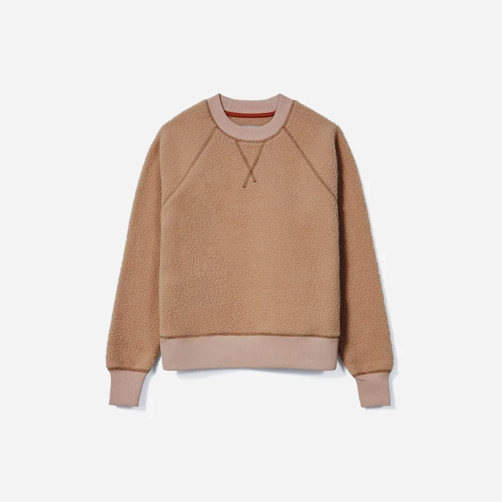 The ReNew Fleece Raglan Sweatshirt | Camel (2)