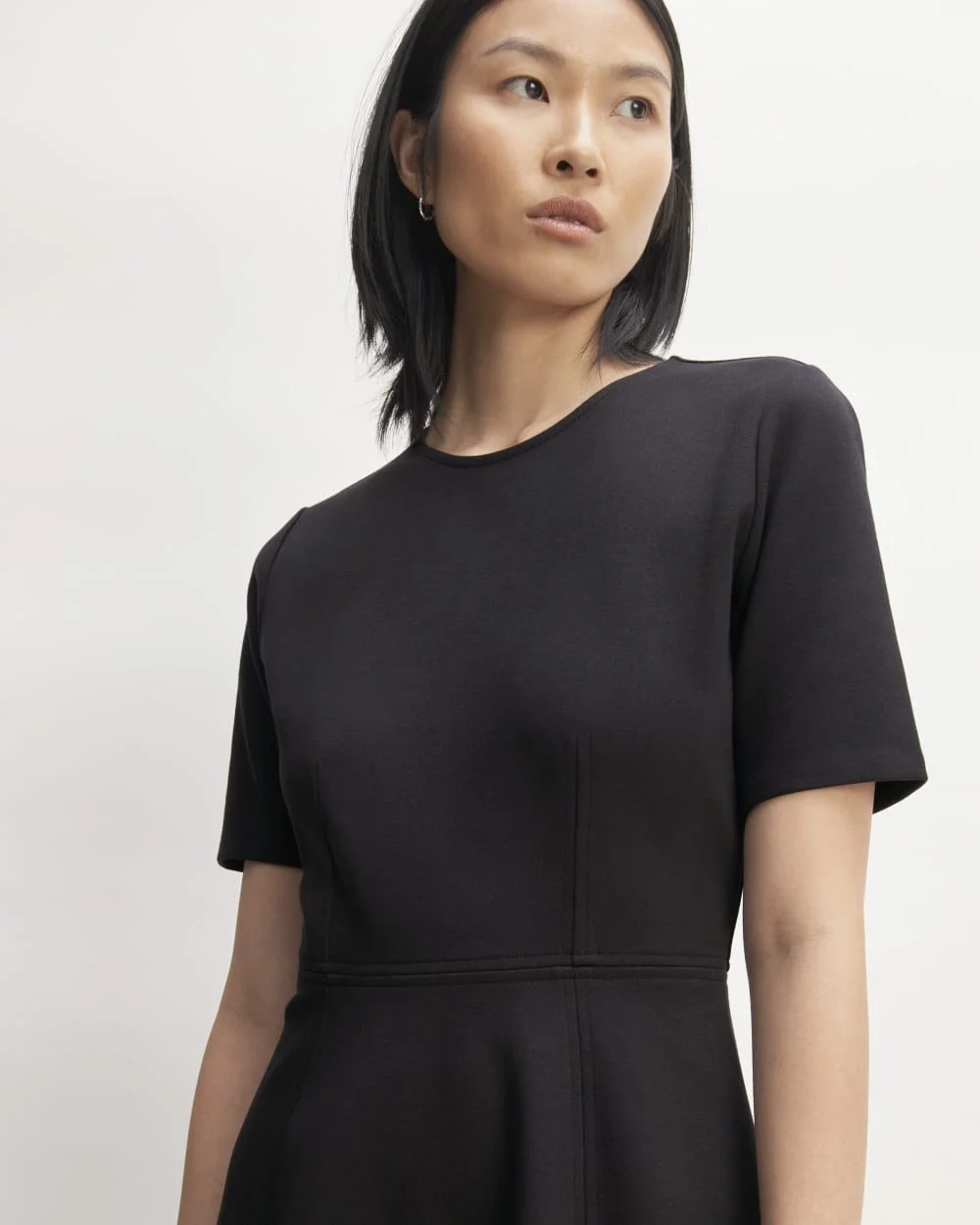 The Dream Short-Sleeve Dress | Black (3)