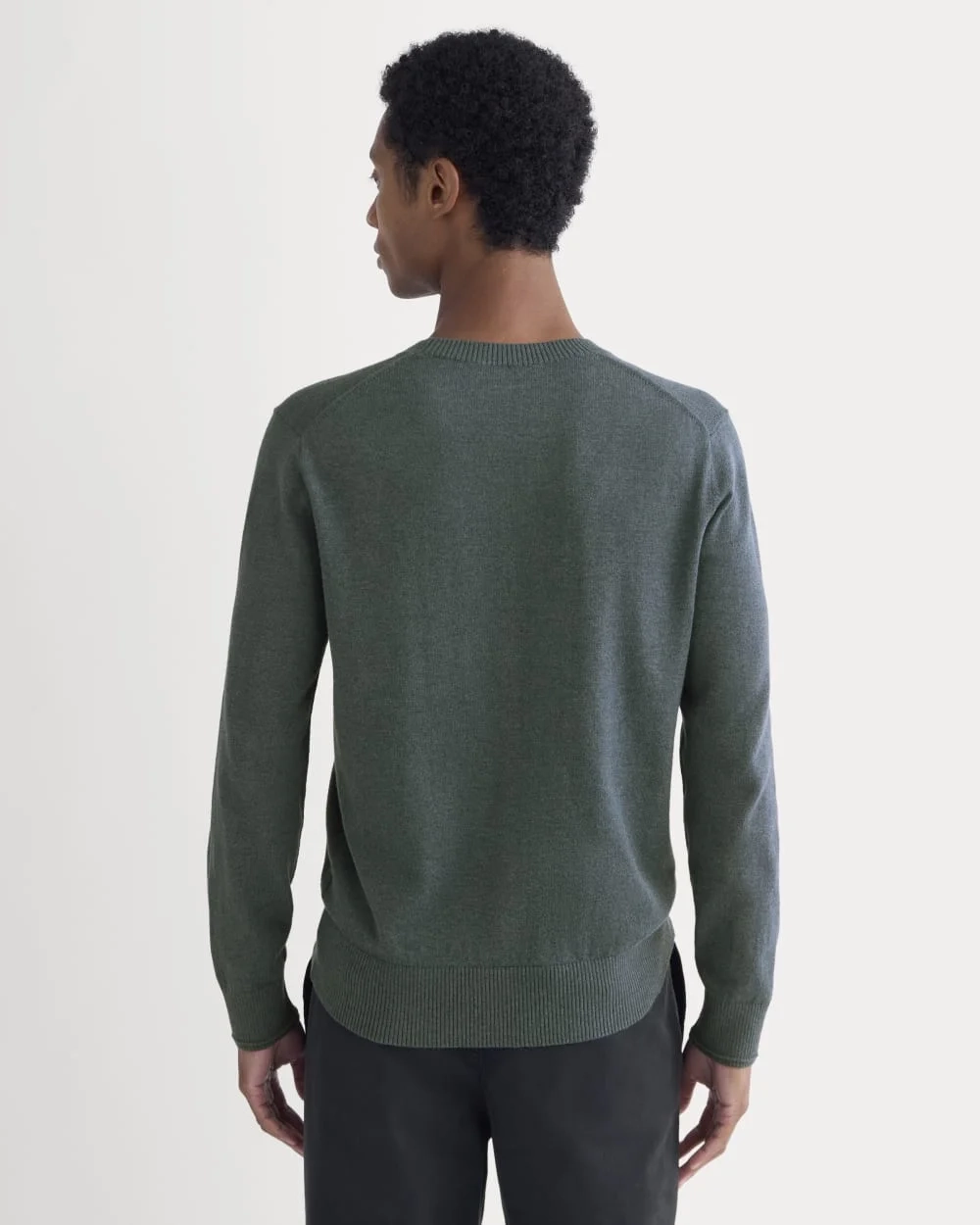 The No-Sweat Sweater | Uniform | Heather Midnight Navy (4)