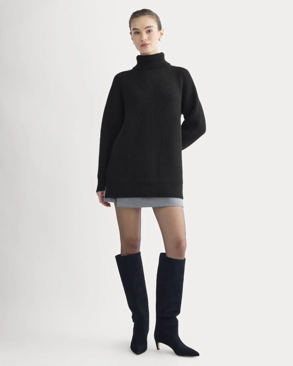 Cocoon Turtleneck in Wool Cashmere | Black (3)