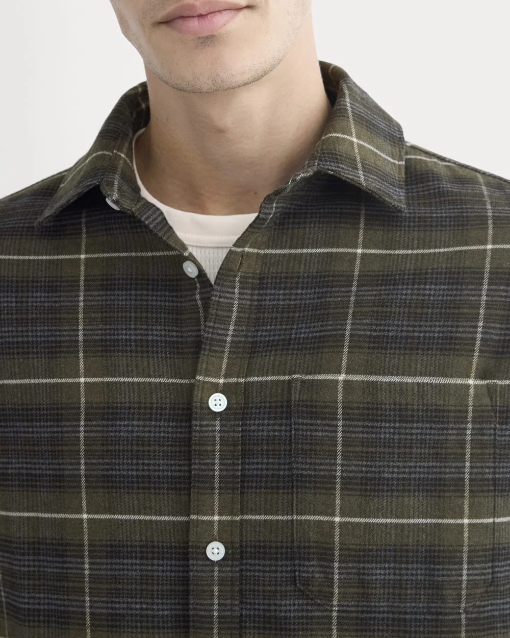 Brushed Flannel Shirt | Heather Beech (2)