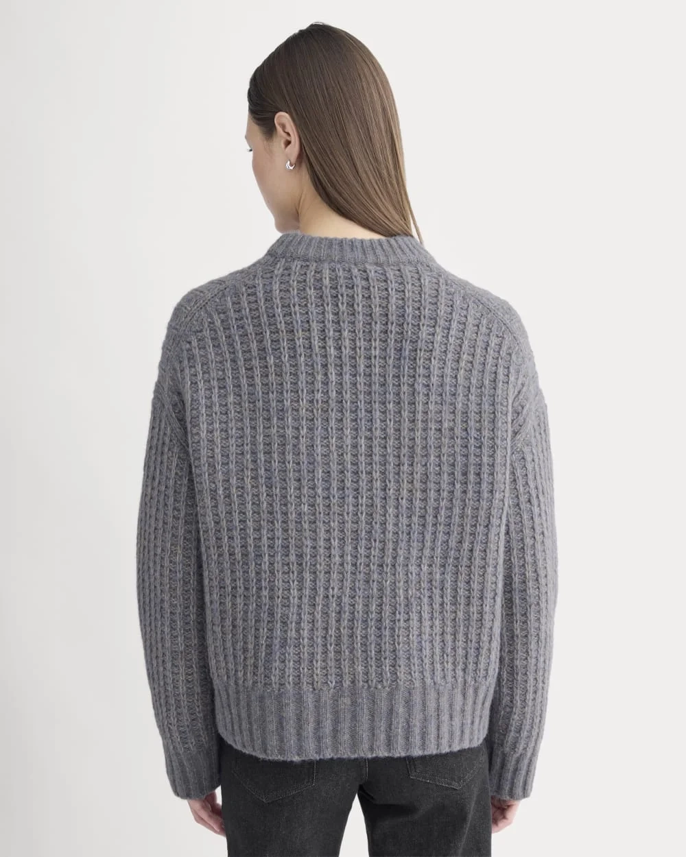 Waffle Sweater in Cloud | Blue Multi Twist (3)