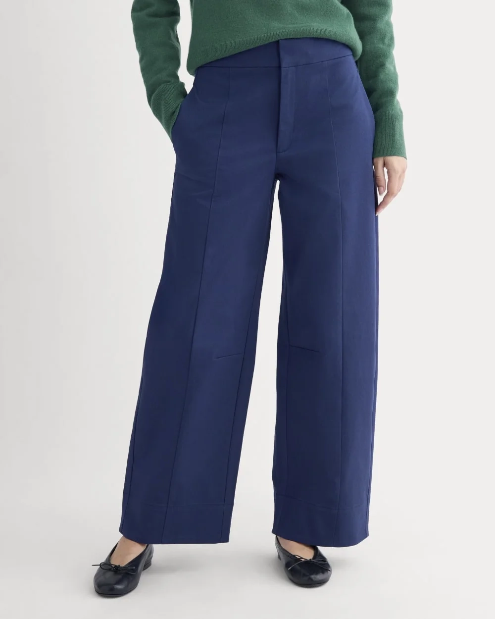 Seamed Balloon Pant | Navy (4)