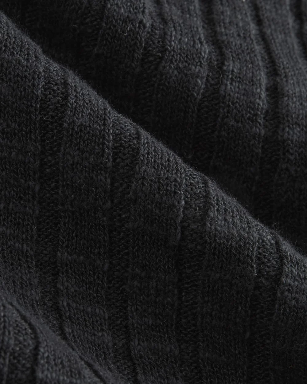 The Column Dress in Cotton Linen | Black (3)