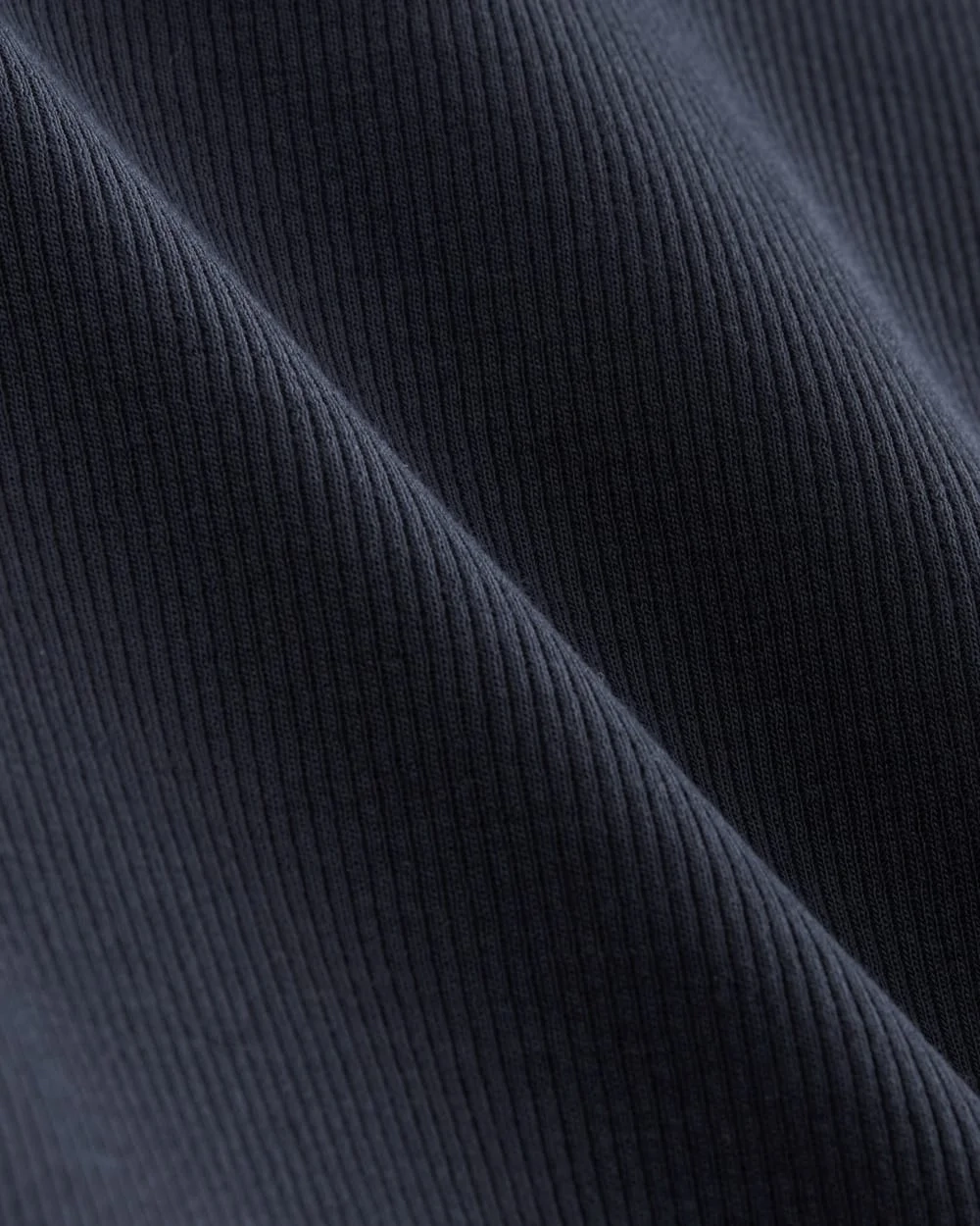 The Luxe Rib Funnel-Neck Tank | Navy (2)