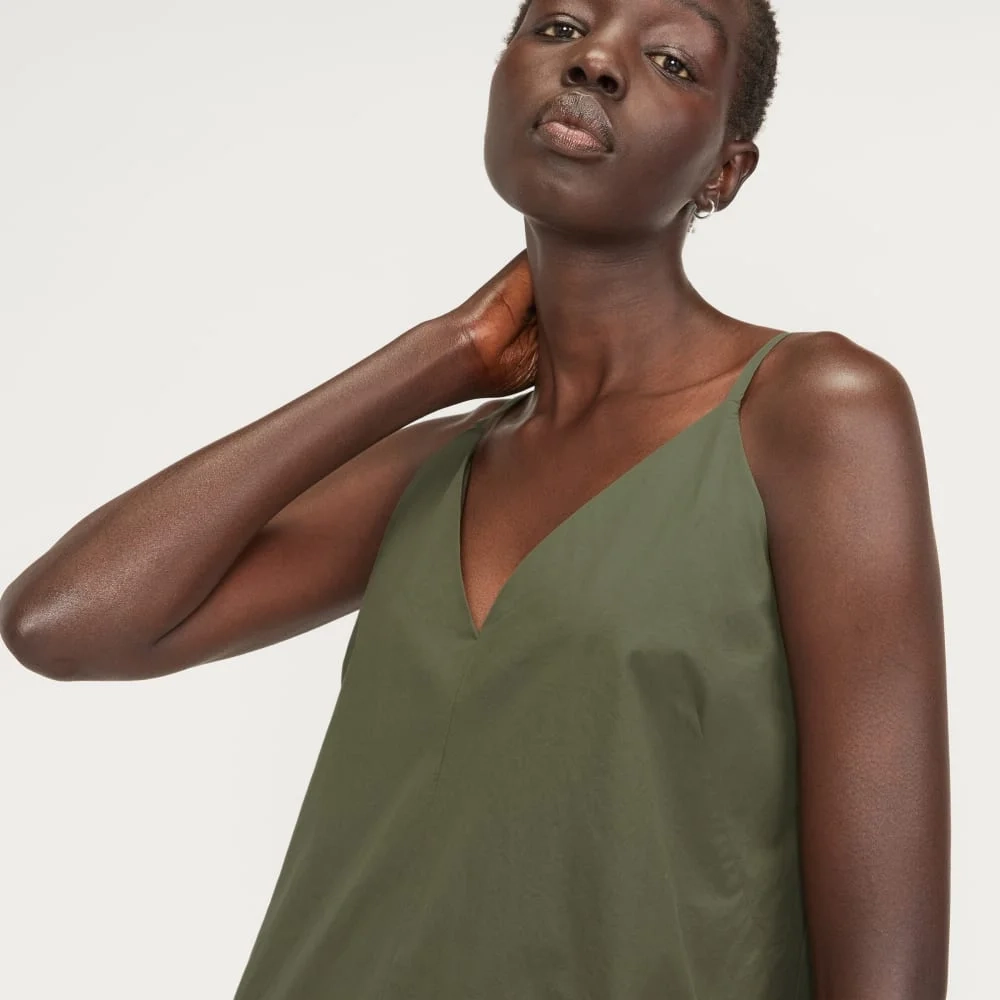 The Poplin Slip Dress | Kalamata (2)