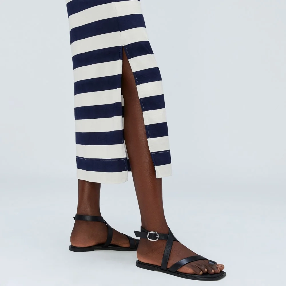The Organic Weekend Maxi Dress | Navy / Canvas (3)