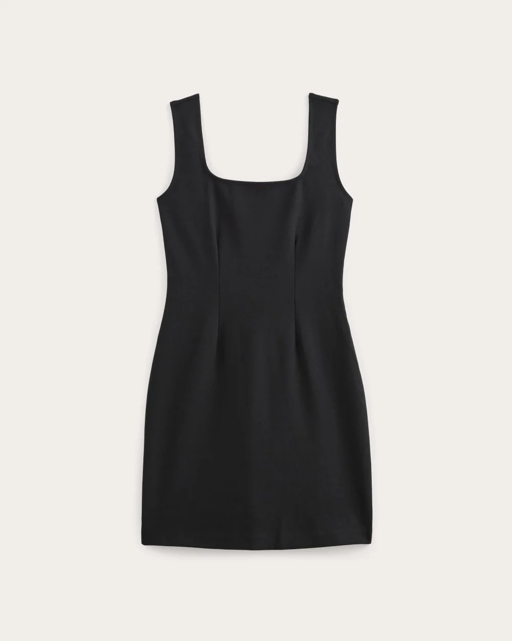 The Dream Square-Neck Dress | Black (2)