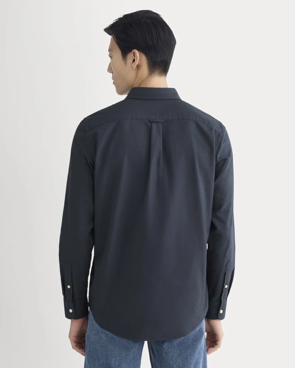 The Slim Oxford Shirt | Navy | Standard (2)