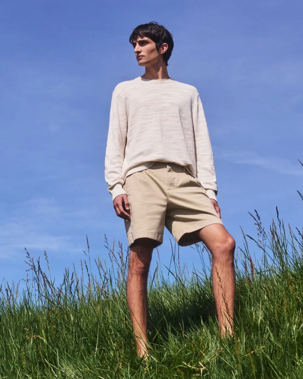 The Cotton Linen Pullover | Birch (3)