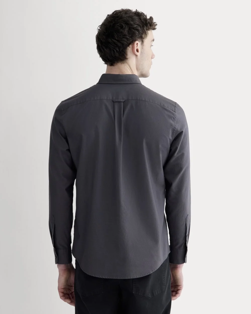 The Slim Oxford Shirt | Slate Grey | Standard (2)