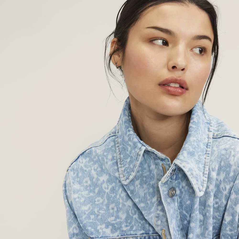 The Denim Overshirt | Light Painterly Strokes (3)