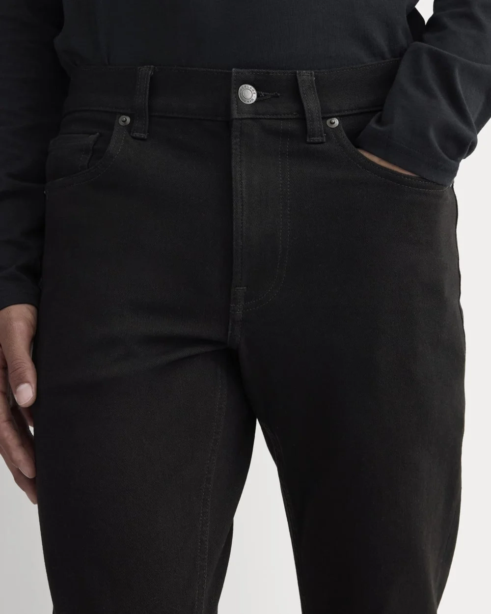 The Slim 4-Way Stretch Organic Jean | Uniform  | Black (3)