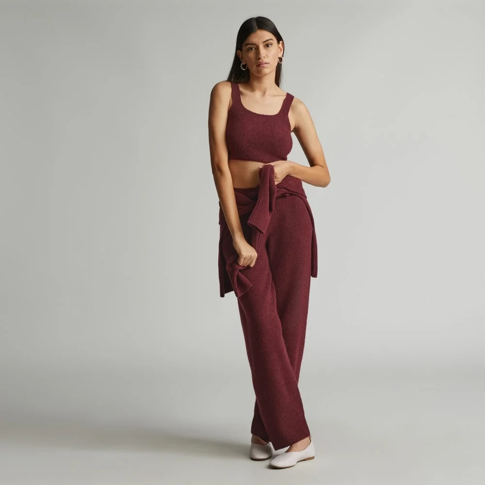 The Cozy-Stretch Wide-Leg Sweatpant | Brandy (3)